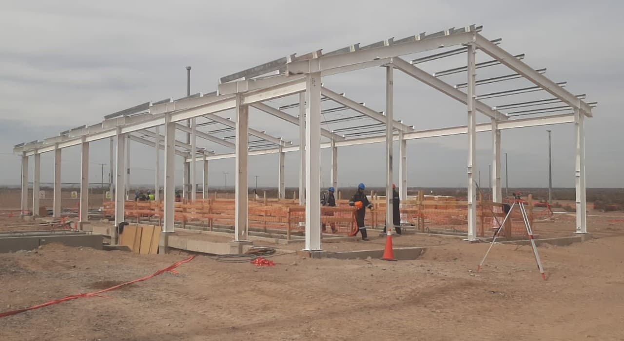 Estructura metálica construida por DeMSI
